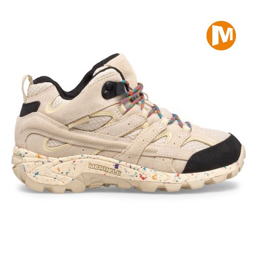 Merrell Moab 2 Mid Waterproof Winterstiefel Kinder Beige [DE-ONPQE]